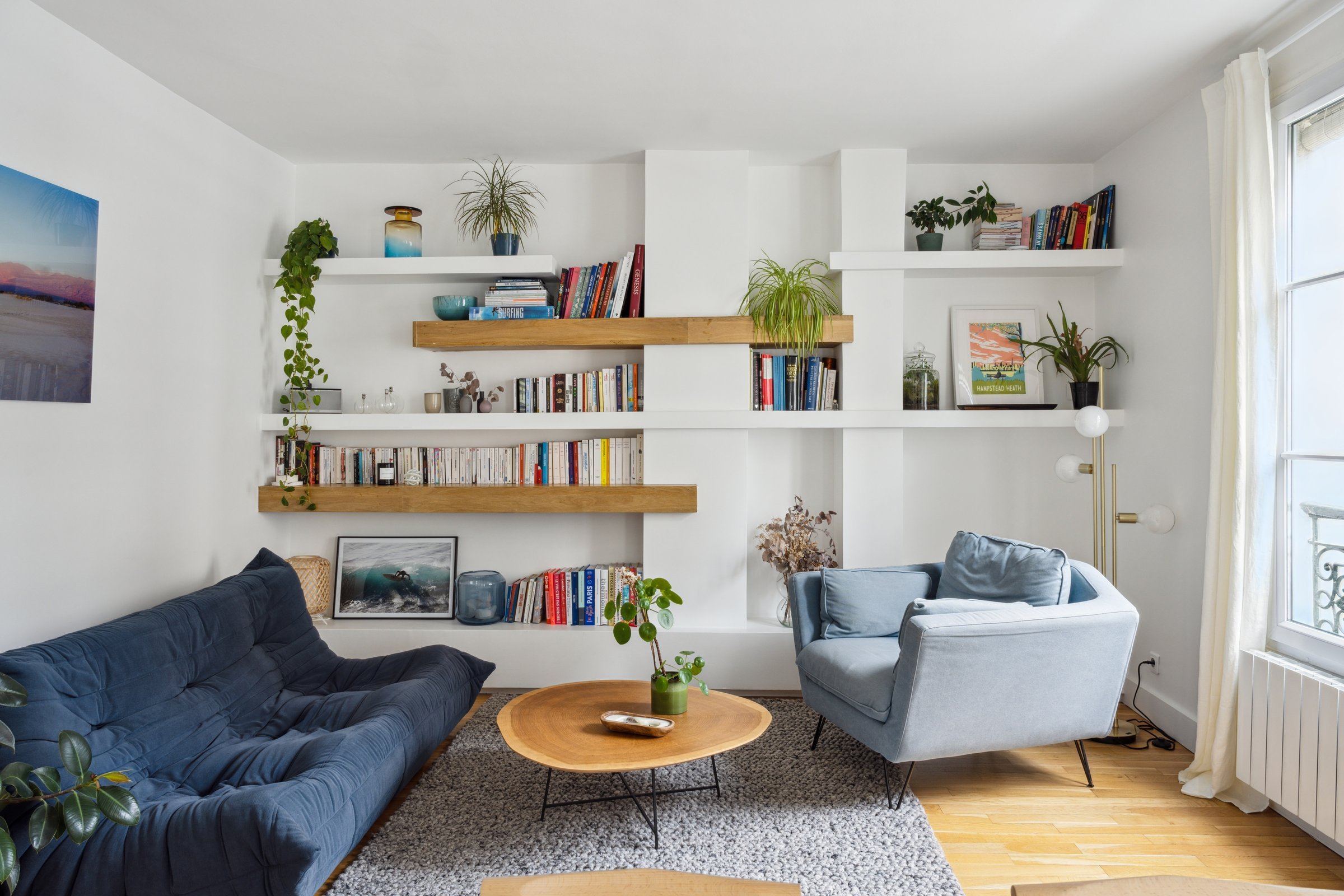 Appartement Faubourg — intérieur lumineux
