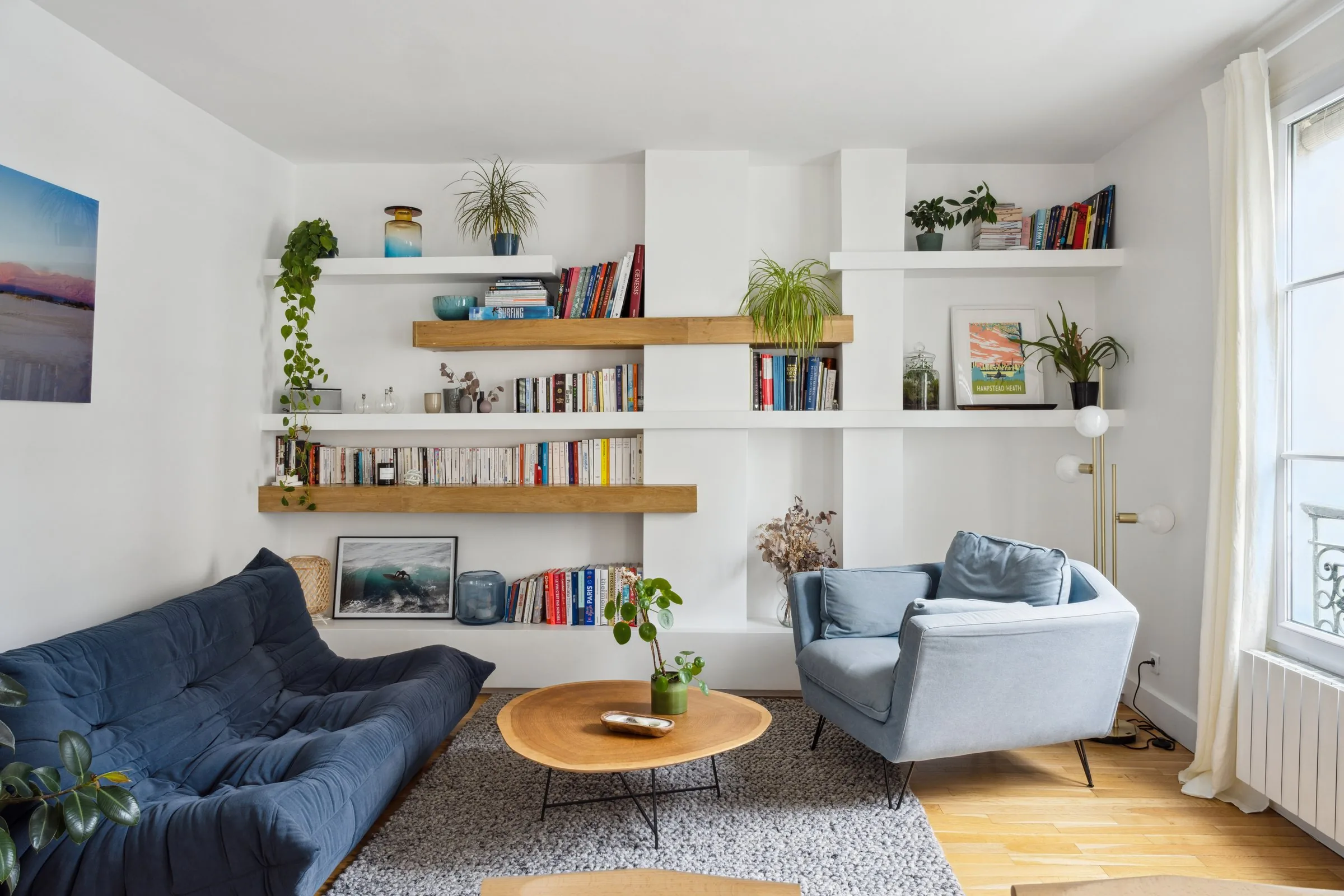 Appartement Faubourg — intérieur lumineux